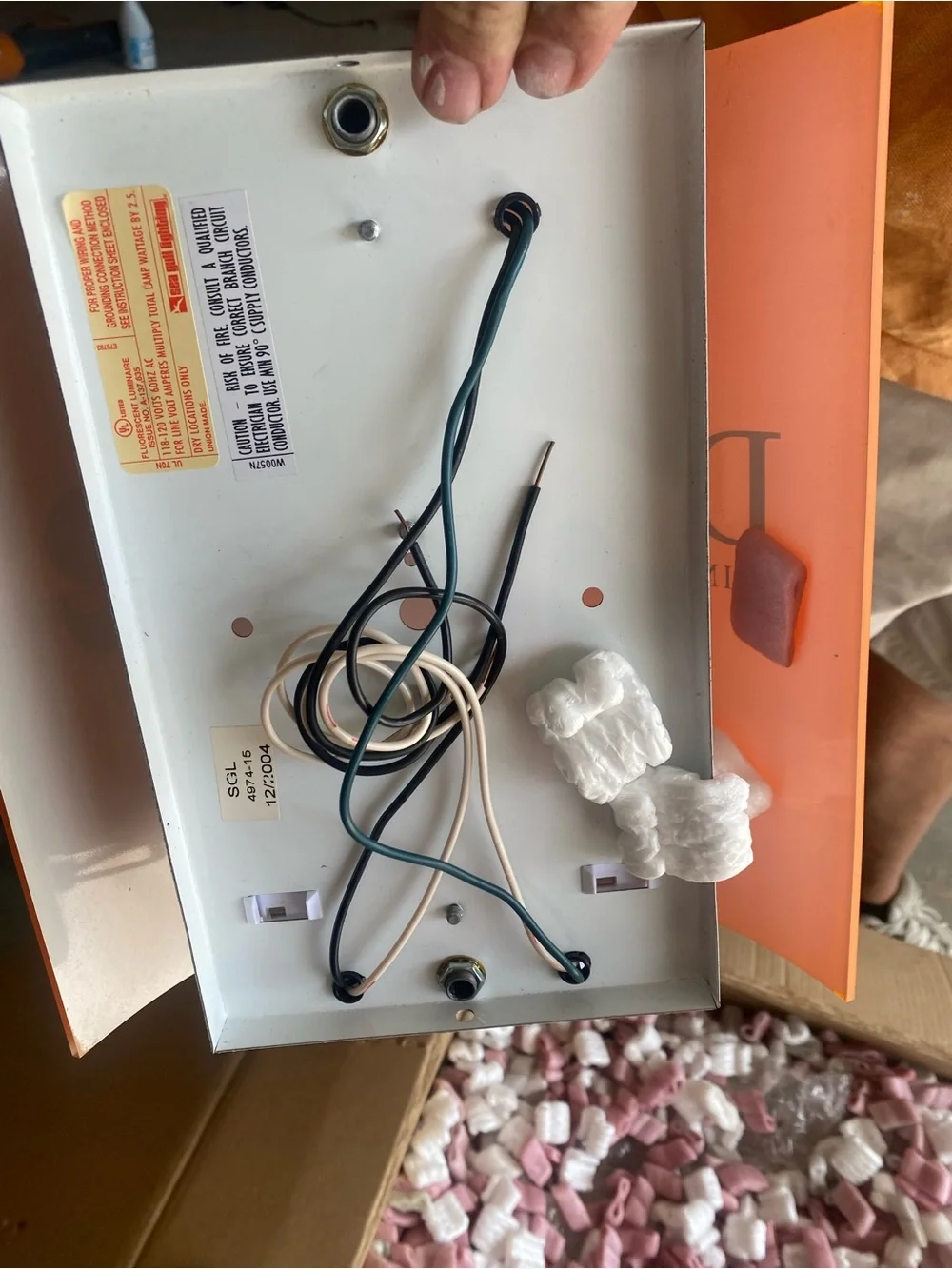 12 Orange Decorative Wall Sconces (3) Bar/man cave